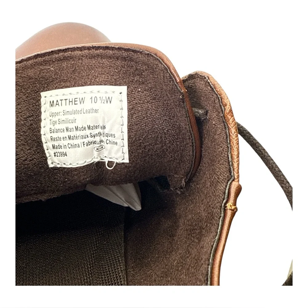 Deer Stags Men's Matthew Dress Comfort Oxford‎ Classic Brown, Size 10.5 Wide